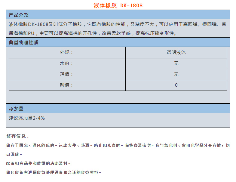 西貢區(qū)液體橡膠 DK-1808