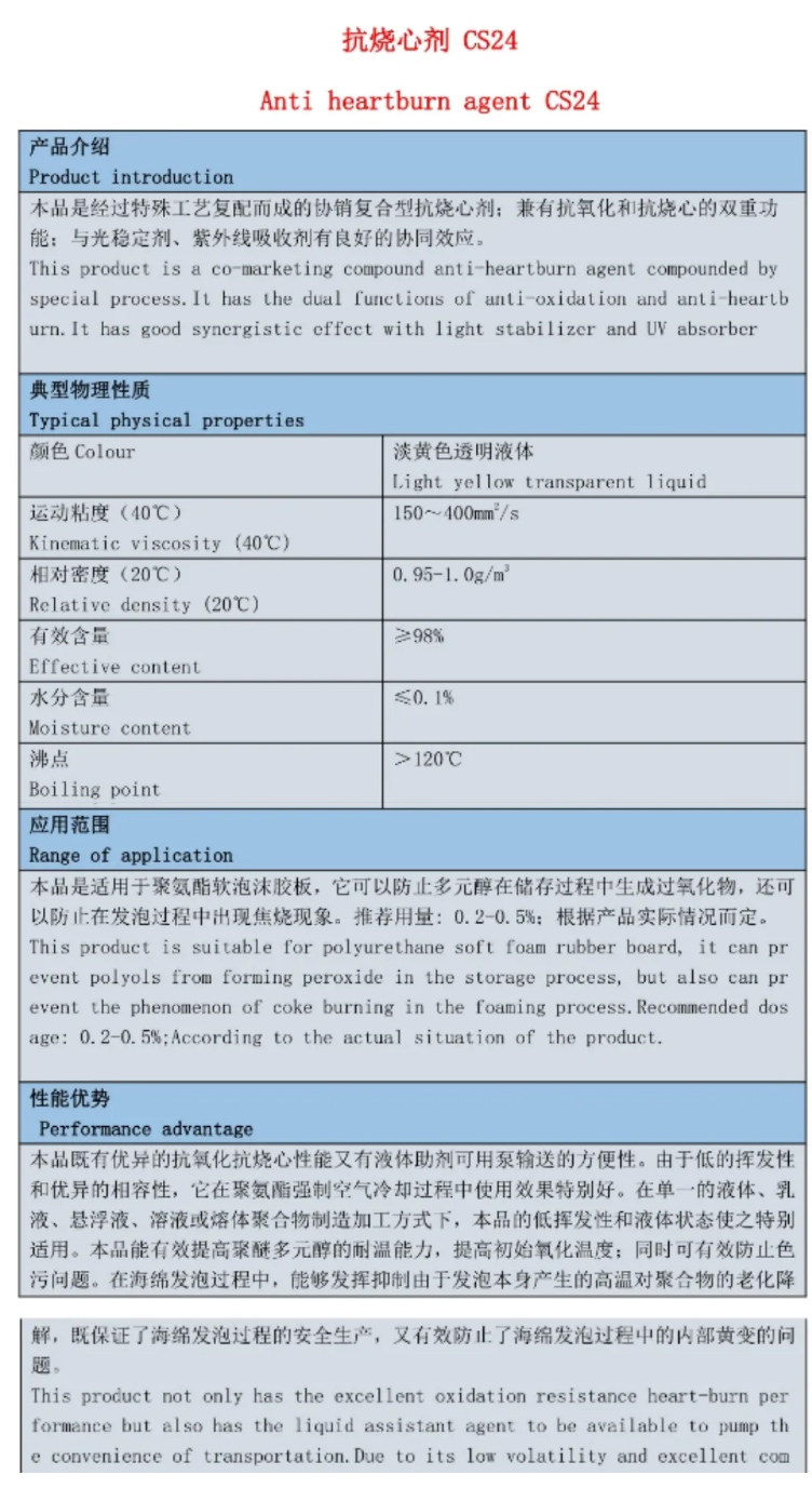 內(nèi)江市抗燒心劑 CS24