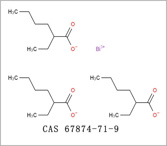 德州市2-乙基己酸鉍 異辛酸鉍 CAS67874-71-9 提高起熱穩(wěn)定性 有機錫催化劑